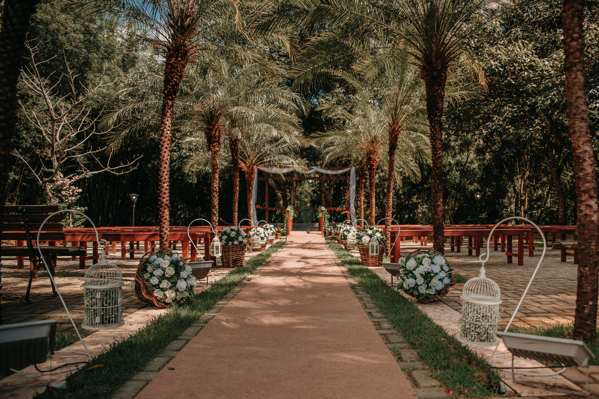 decoração casamento sitio della torre
