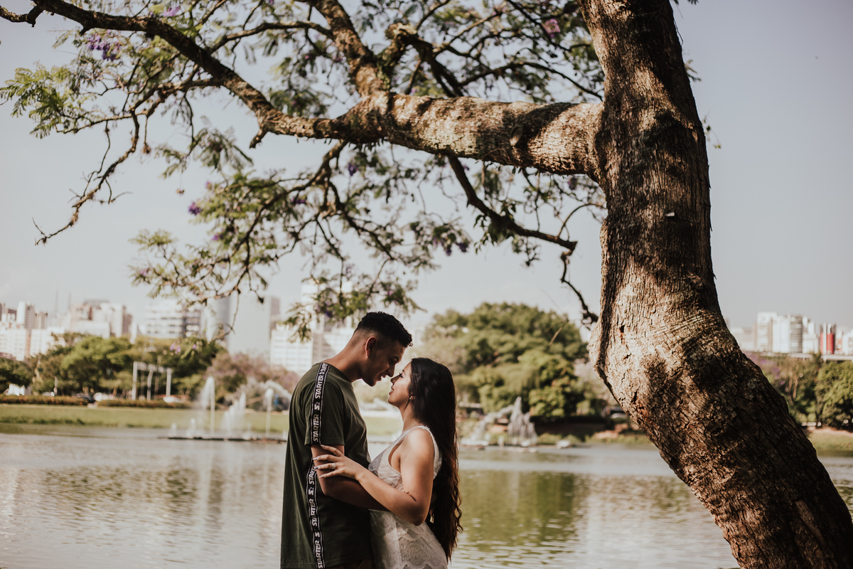 ensaio pre casamento no parque do ibirapuera