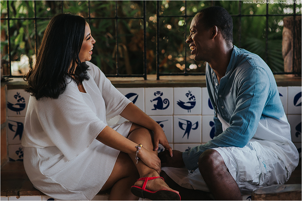 Ensaio, book de Casal de Valma e Cristiano na Casa Fundação de Jorge Amado, Rio Vermelho, Salvador, Bahia. Fotografado por Murilo Mascarenhas