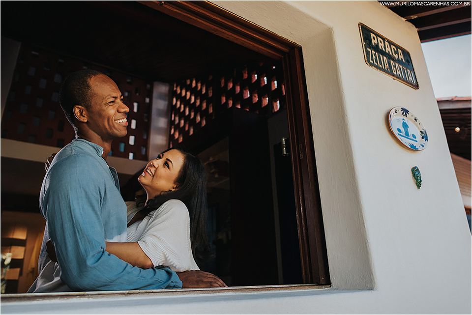 Ensaio, book de Casal de Valma e Cristiano na Casa Fundação de Jorge Amado, Rio Vermelho, Salvador, Bahia. Fotografado por Murilo Mascarenhas