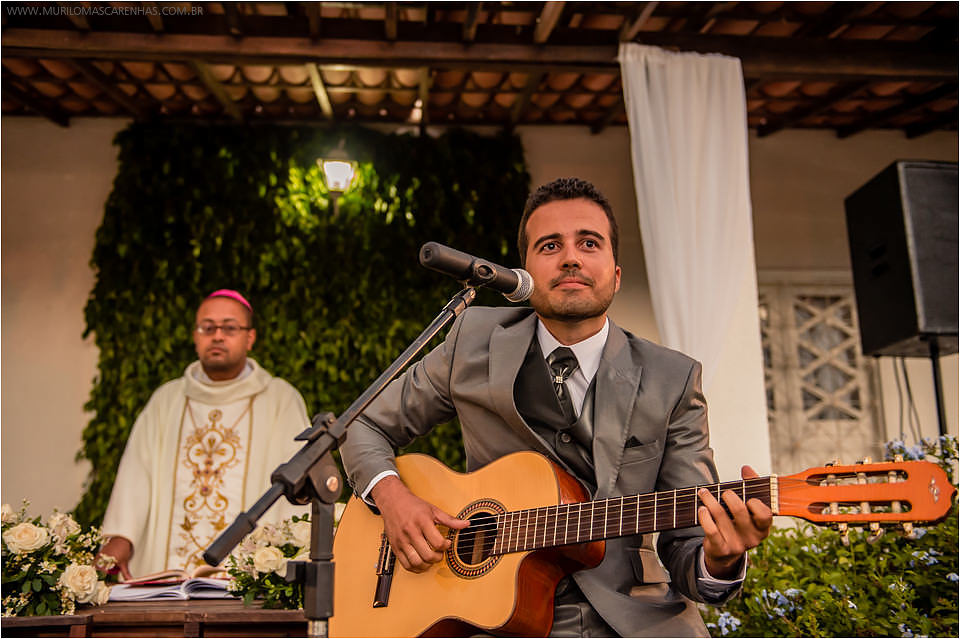 Casamento de Ohana e Thiago no sítio Campestre em Feira de Santana, Bahia. Casamento de dia, ao ar livre, com por do sol.