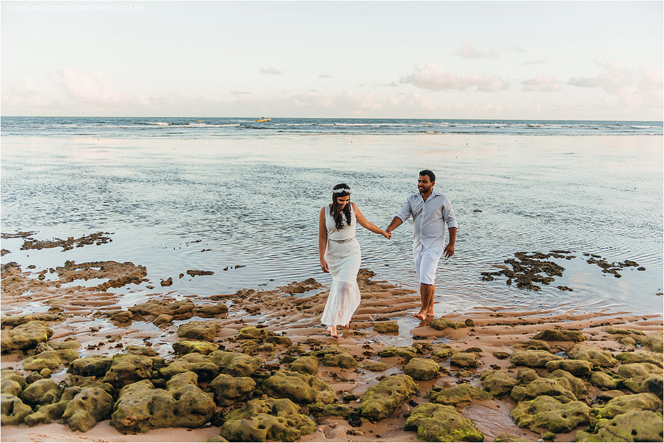 valquiria e samuel casal de feira de santana ensaio de casamento na praia do forte estado da bahia salvador retrato e book de ensaio pre casamento por do sol