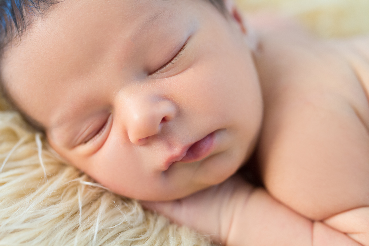 Aqui, demos um close no seu rostinho!