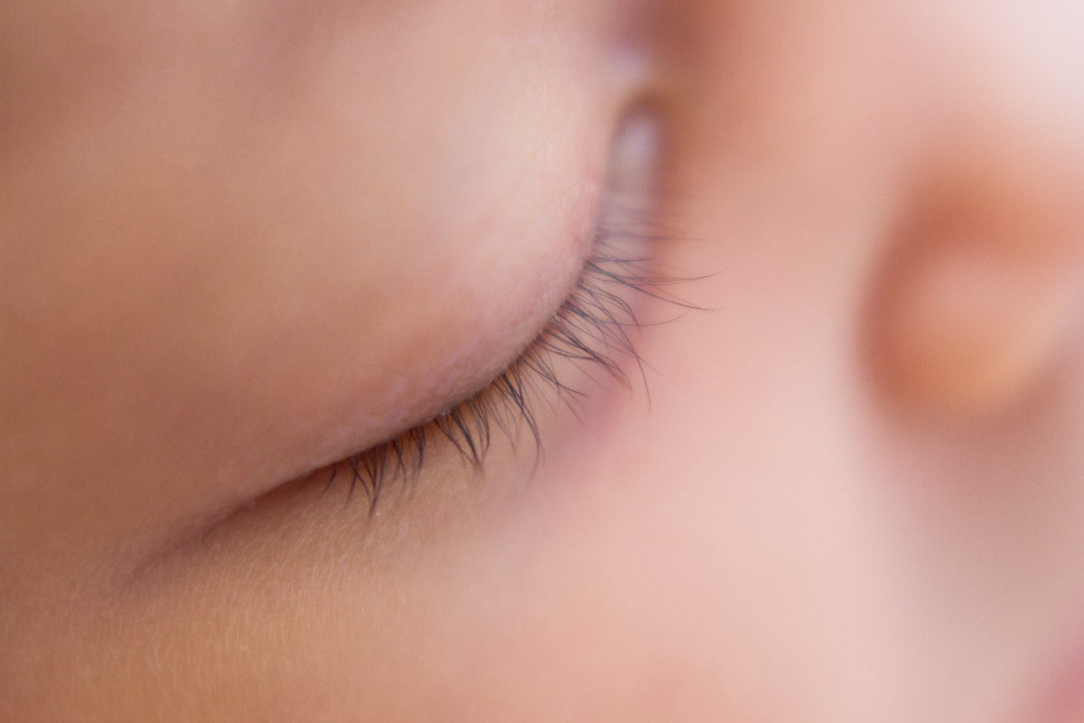 Os longos cílios da gabriela