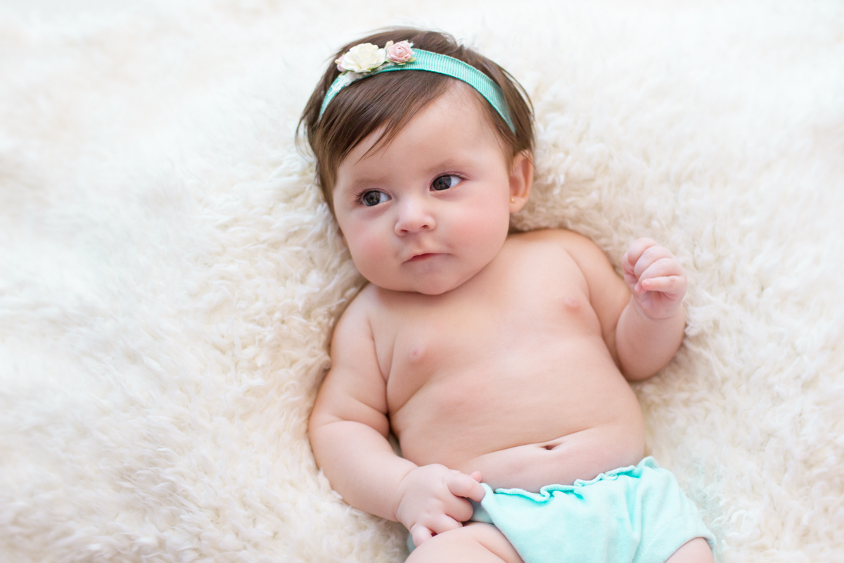 Betina em seu acompanhamento trimestral