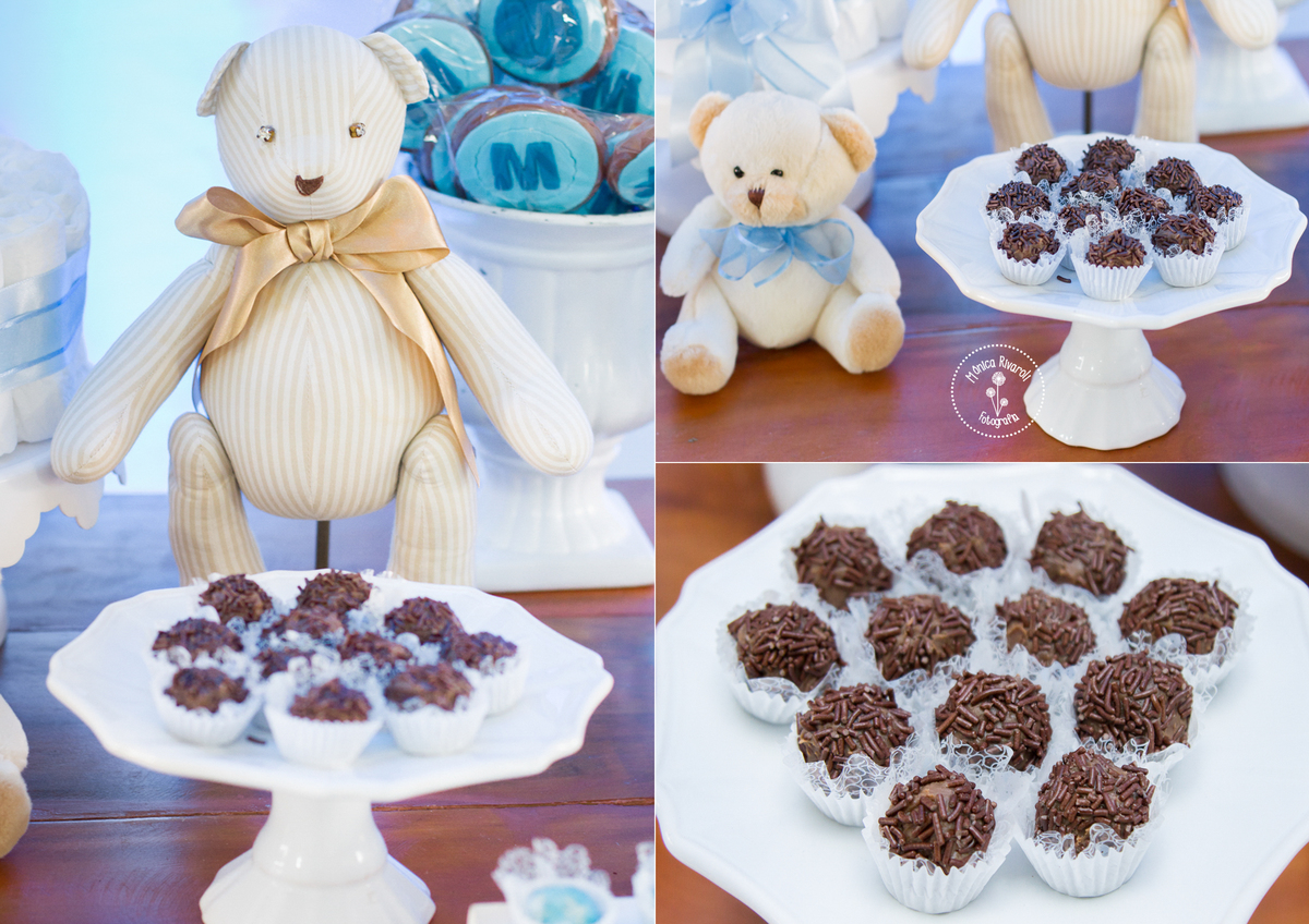 Foco no que não pode faltar na mesa de doces: uma sequência de fotos dos brigadeiros do chá