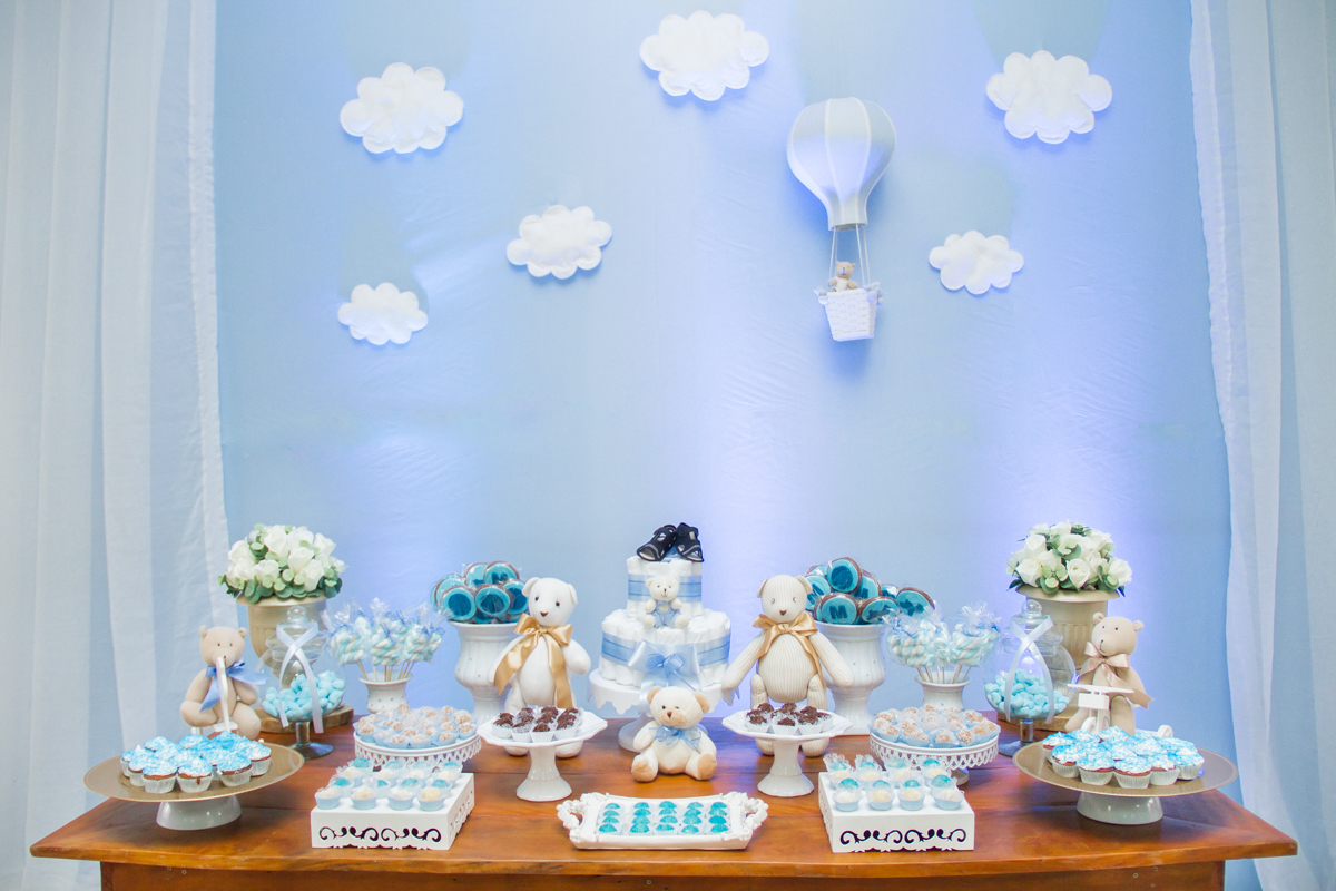 Detalhe da mesa de doces