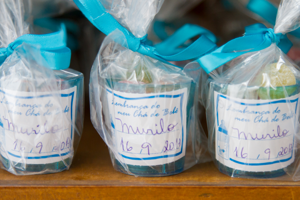 Lembrancinha do chá de bebê do Murilo