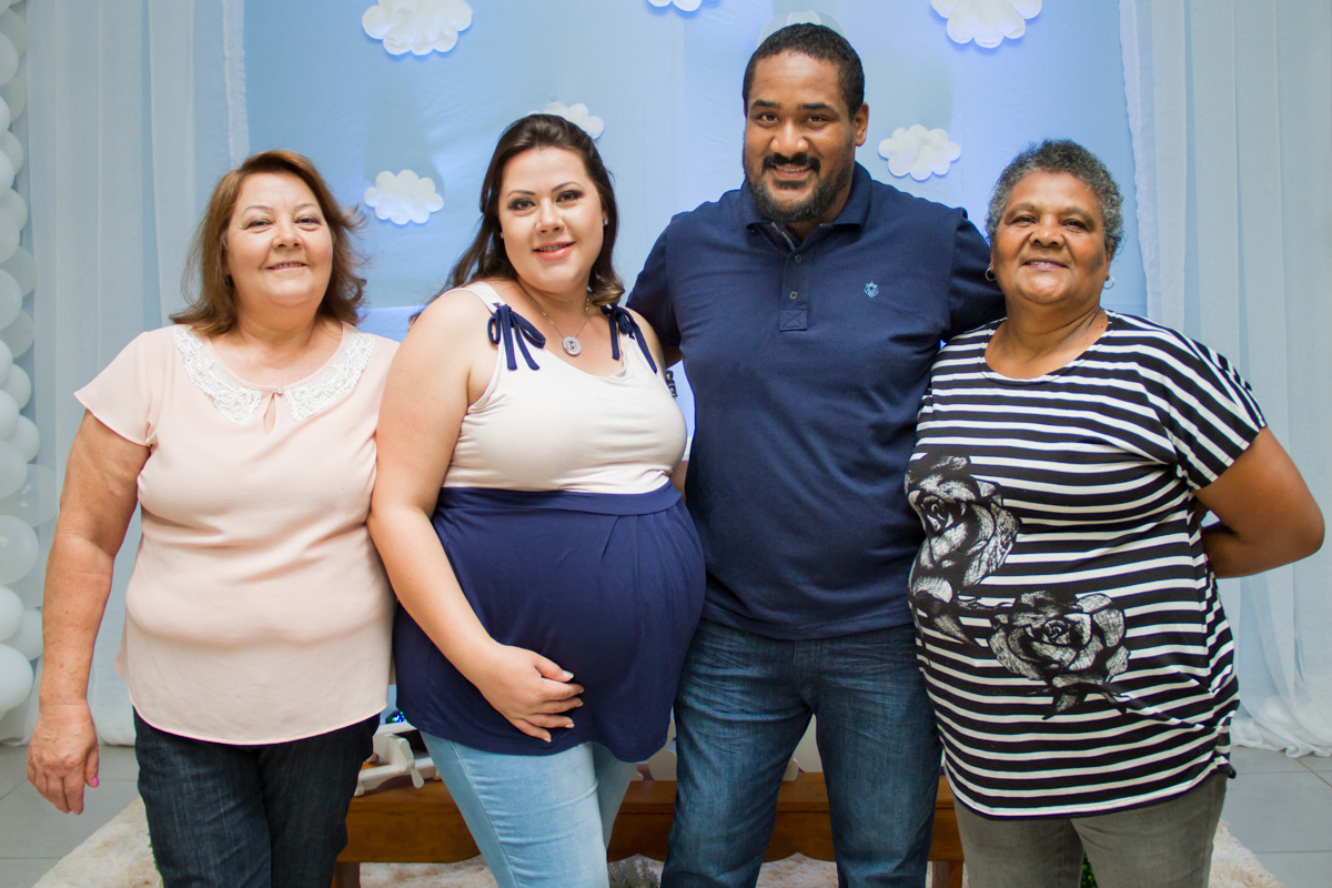 Mamãe, papai e as avós do Murilo! Estão todos ansiosos com a sua chegada!!!