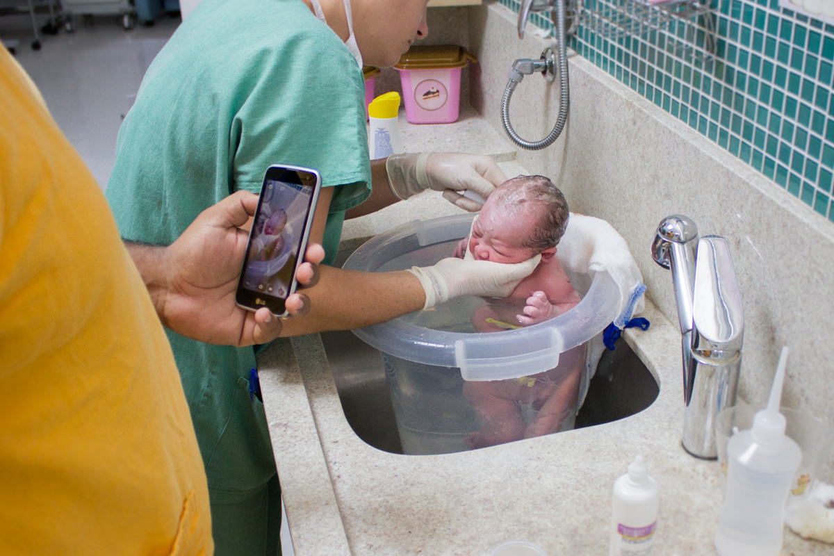 Já vou tomar um banhinho bem gostoso!