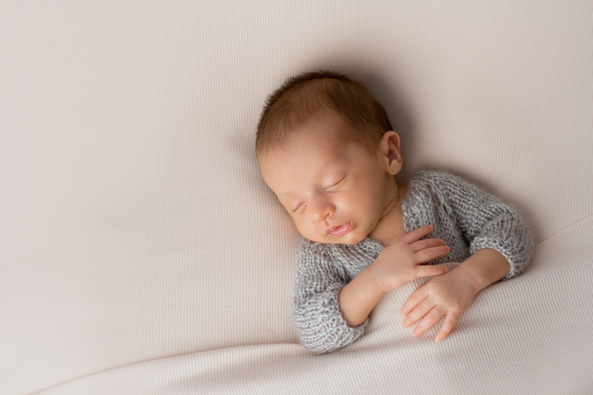 Como se estivesse cobertinho em uma caminha, o Dudu dorme bem gostoso