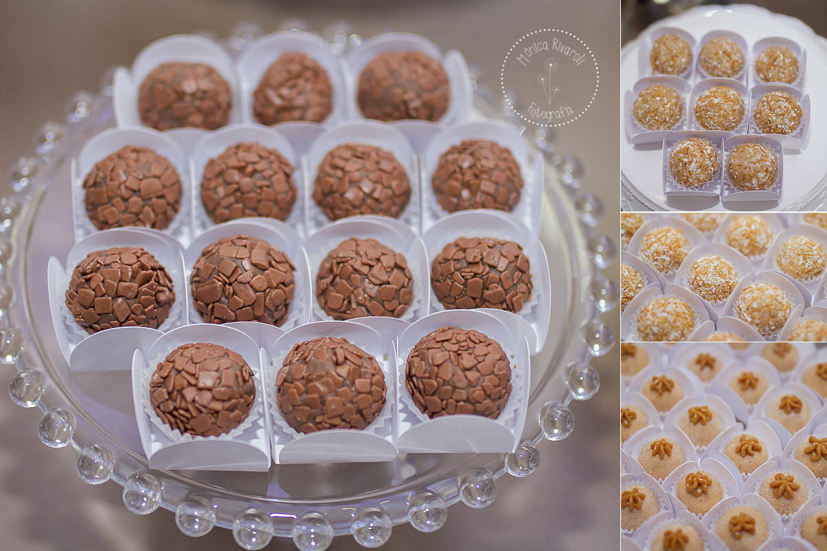 Montagem de quatro docinhos 