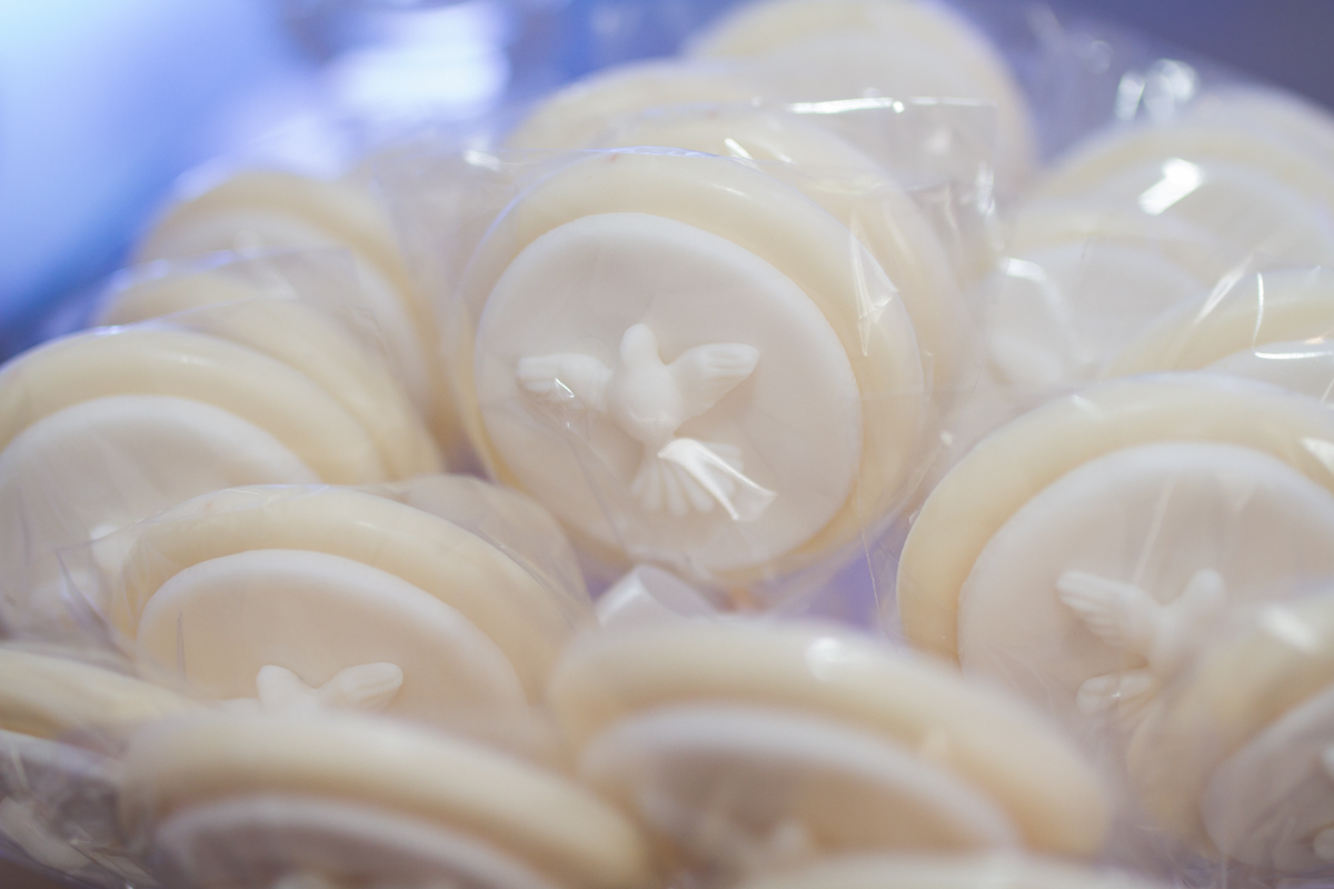 Close em um dos pirulitos 