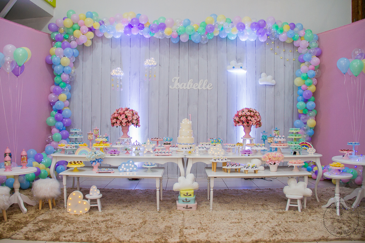 Foto fechada da decoração 