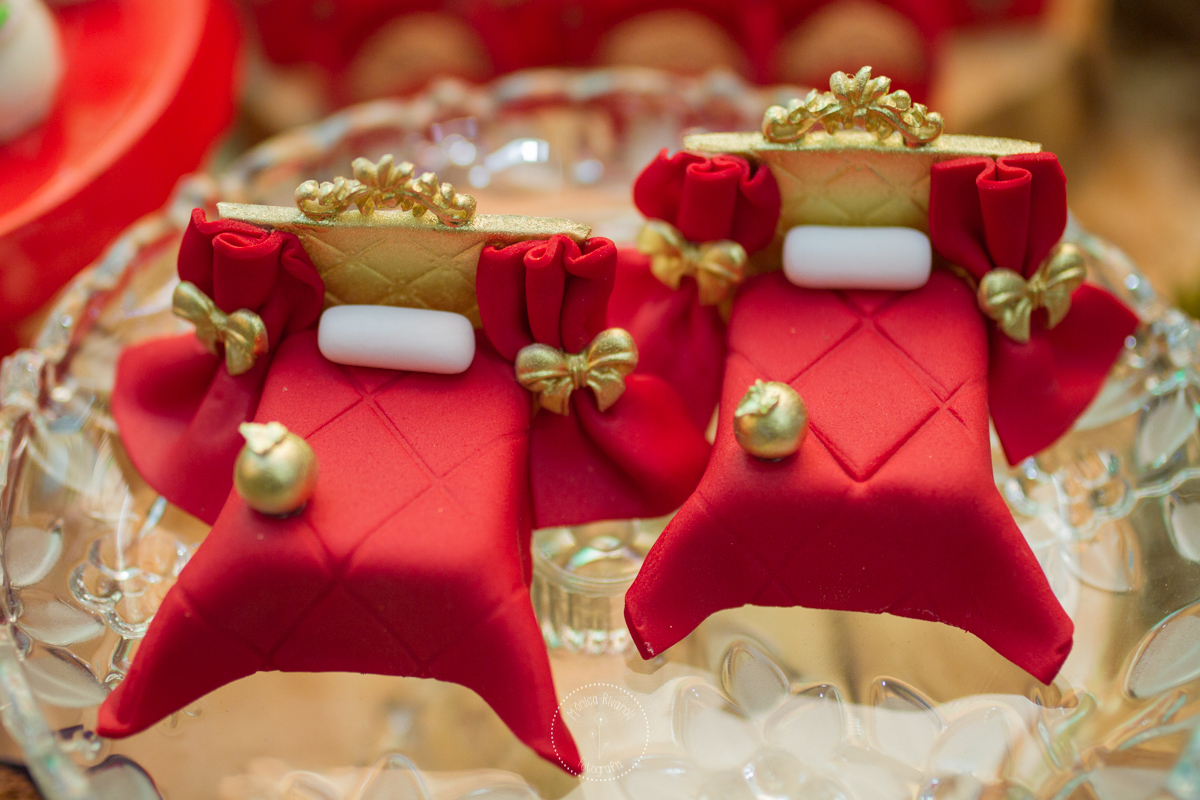 Close das caminhas, que haviam na decoração