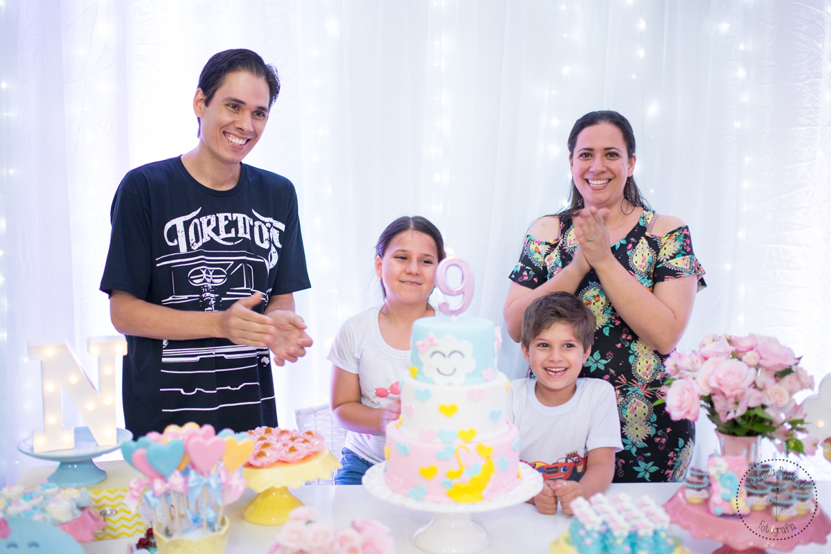 Ainda cantando o parabéns 