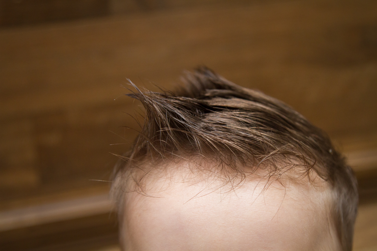 Esse é o topete loiro do Bruno