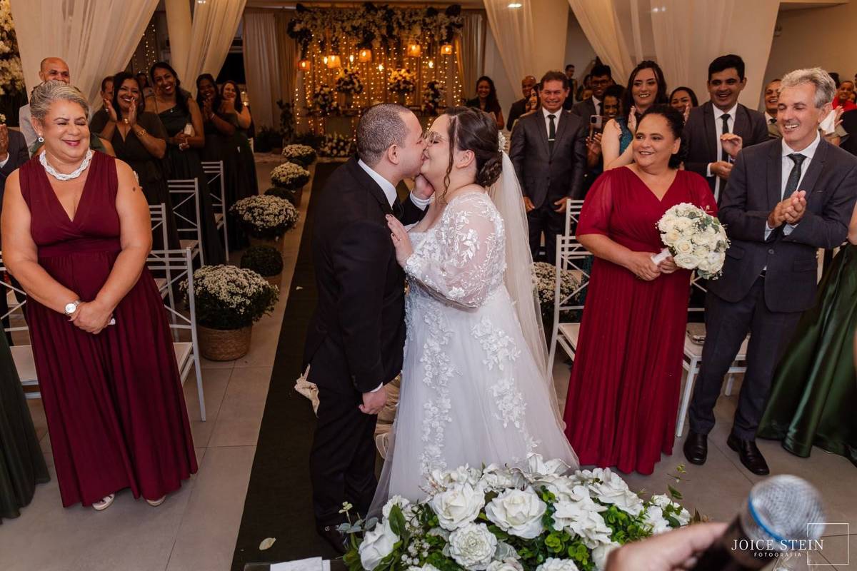 beijo de casamento