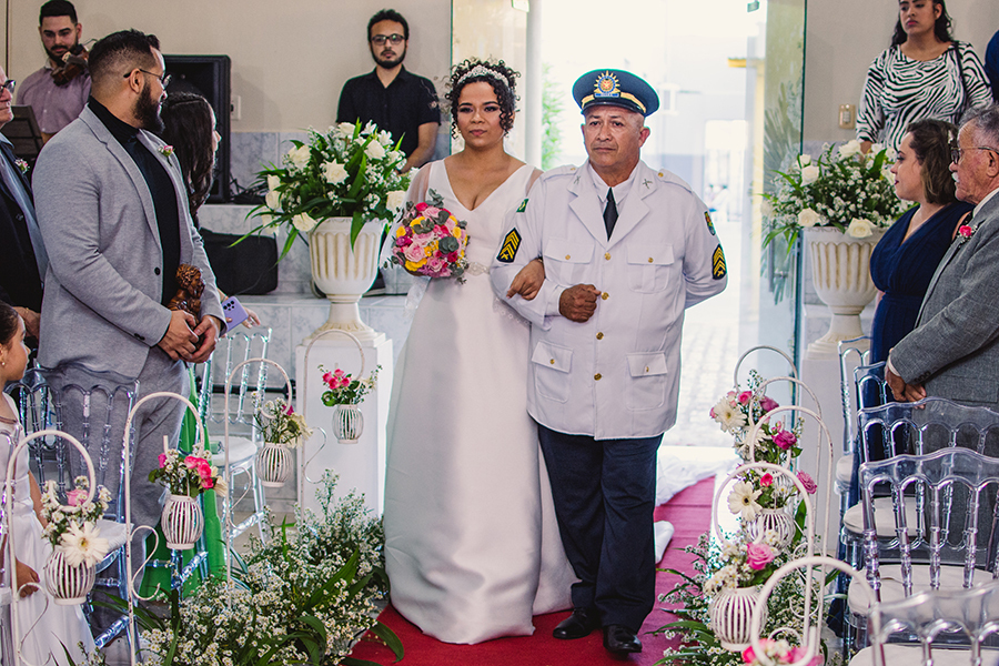 entrada da noiva no casamento em Fortaleza