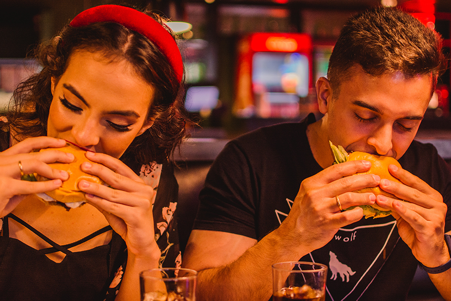 pré wedding Barney's  Burger  em Fortaleza