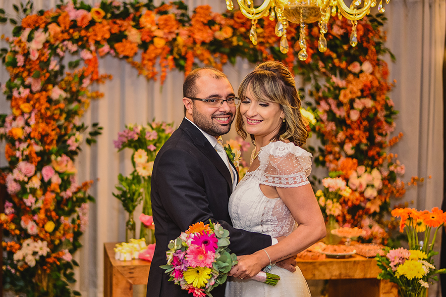 fotografia de casamento recepção no restaurante o banquete na Beira mar em Fortaleza no Ceará