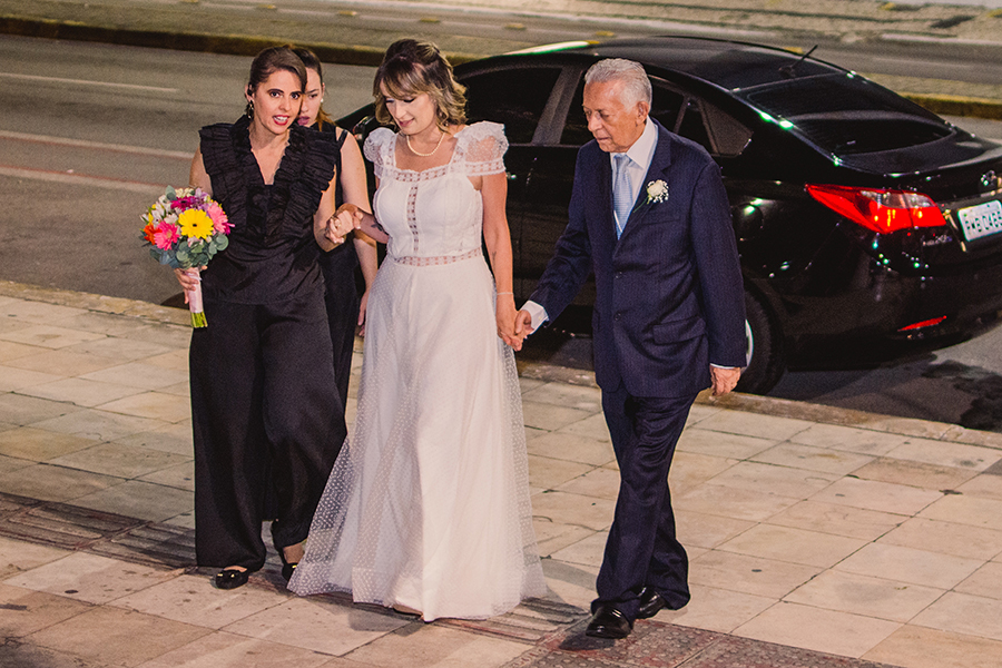 cerimonial no casamento na igreja de nossa senhora do Carmo no centro em Fortaleza