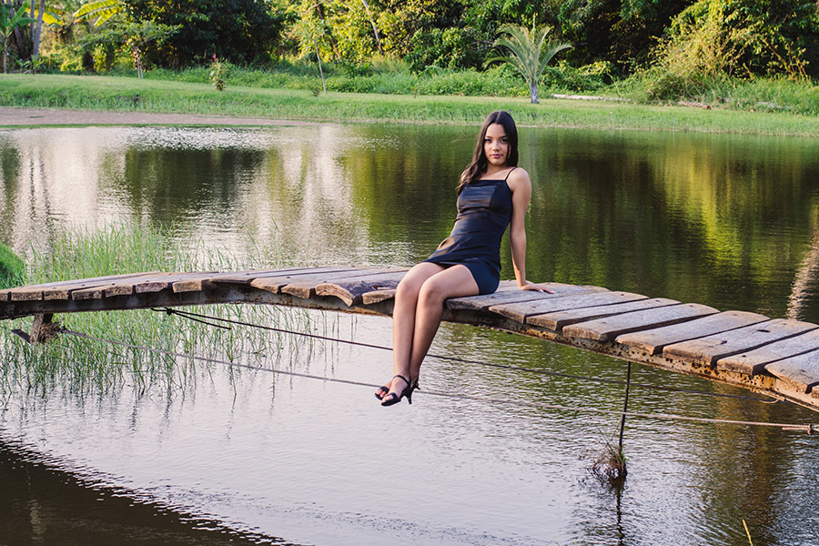 Final de Tarde para um ensaio de  15 anos no parque engenhoca na cidade de Aquiraz - Ceará