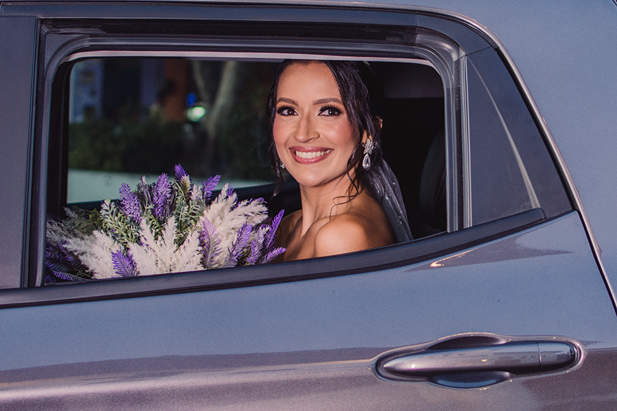 chegada da noiva na Paróquia São Francisco de Assis, Tapera, Aquiraz Ceará