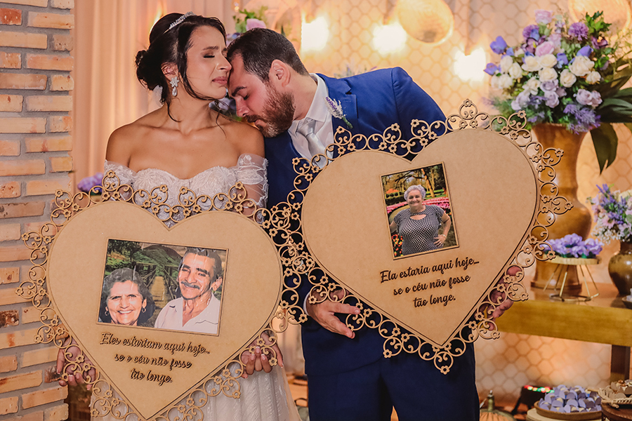 homenagem dos noivo na festa de casamento em  - Aquiraz.