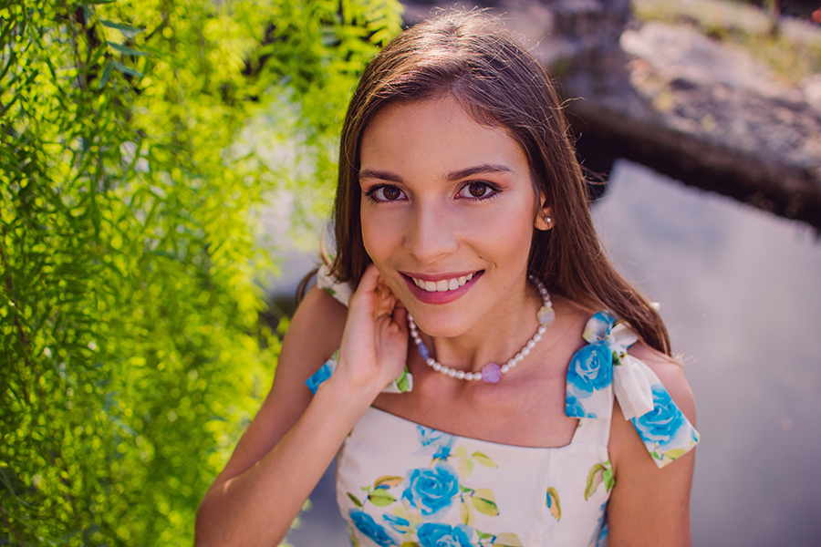 ensaio fotografico de 15 anos em Fortaleza  no jardim japonês