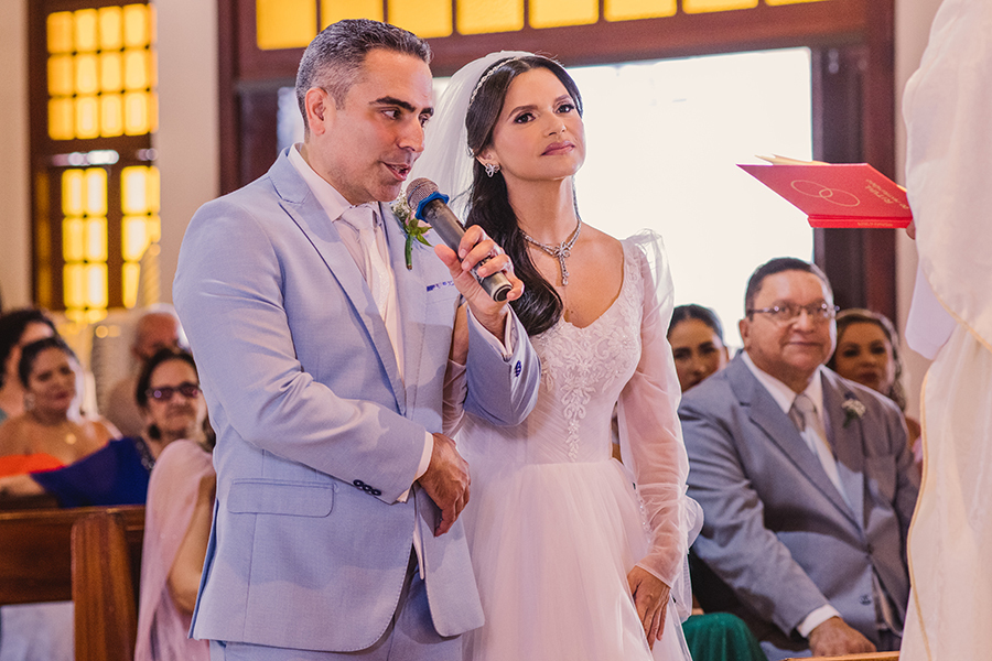 Paróquia São João Eudes cerimônia  de casamento sim do noivo