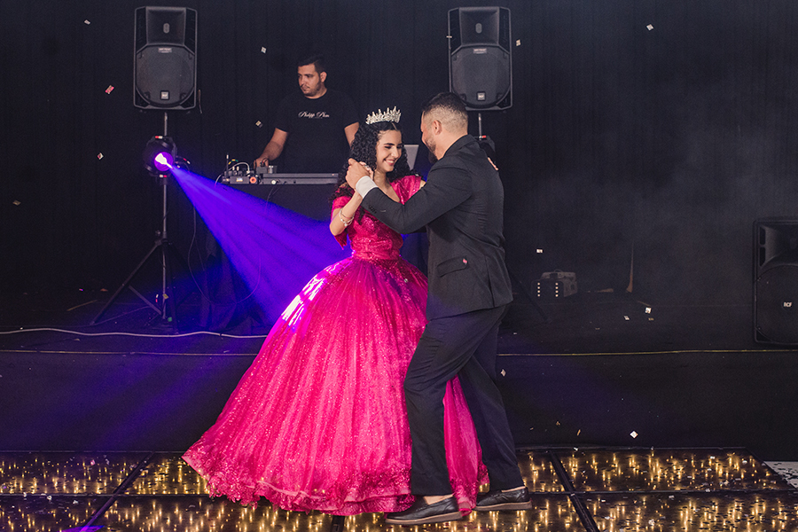 Dançando com o pai: emoção que não cabe no peito no buffet spazio em fortaleza