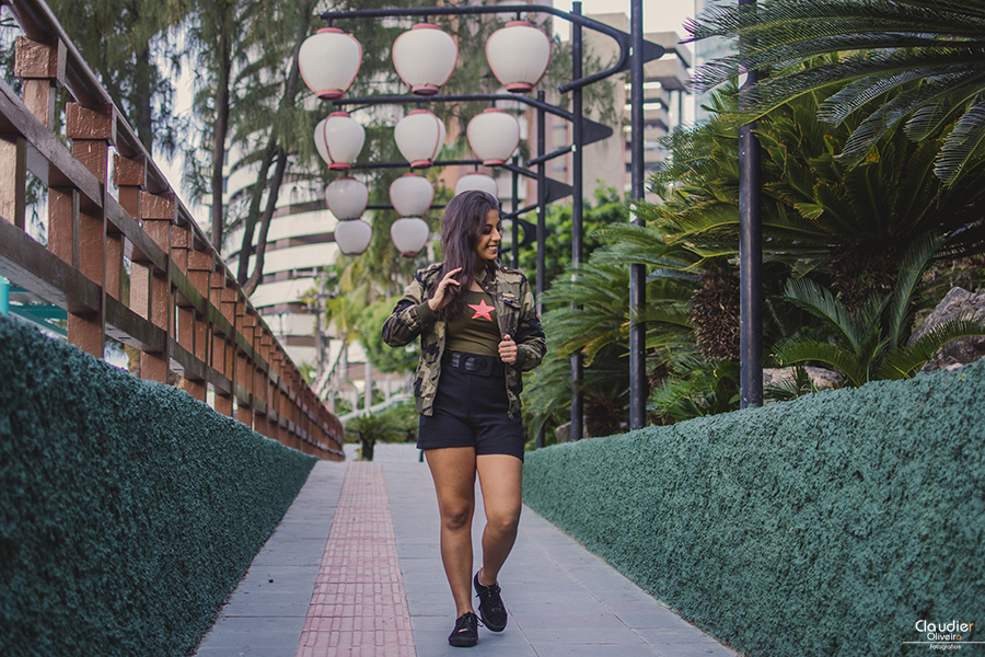 ensaio de 15 anos no jardim japonês na cidade de Fortaleza - Ceará