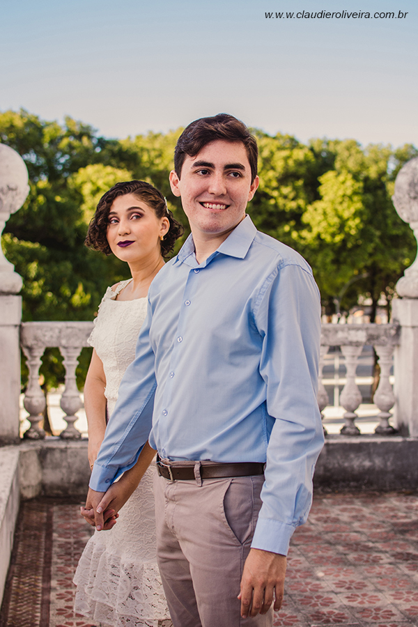 pré-wedding em um teatro na cidade de Fortaleza