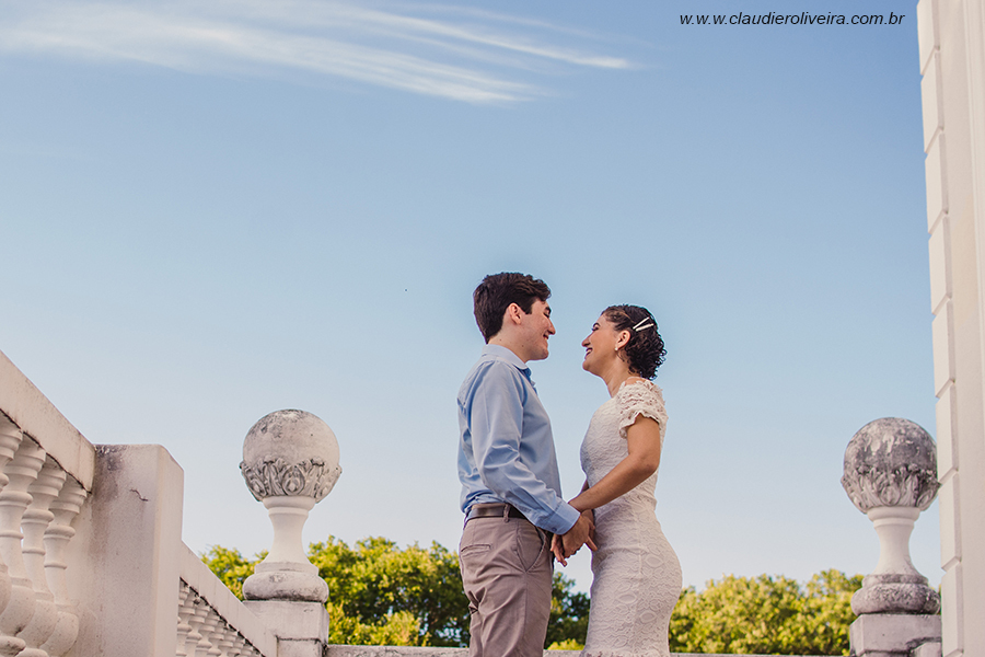 pré-wedding  no teatro José de Alencar há tarde em Fortaleza