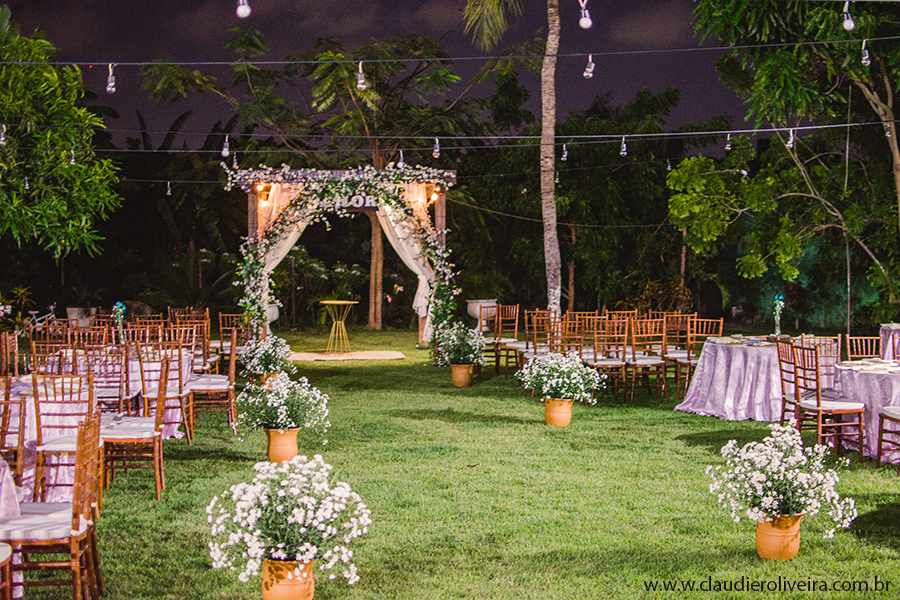 decoração de casamento no Rosa buffet na Maraponga em Fortaleza - Ceará