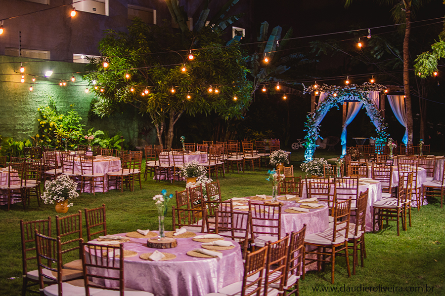 casamento ao ar livre no Rosa buffet na Maraponga em Fortaleza - Ceará
