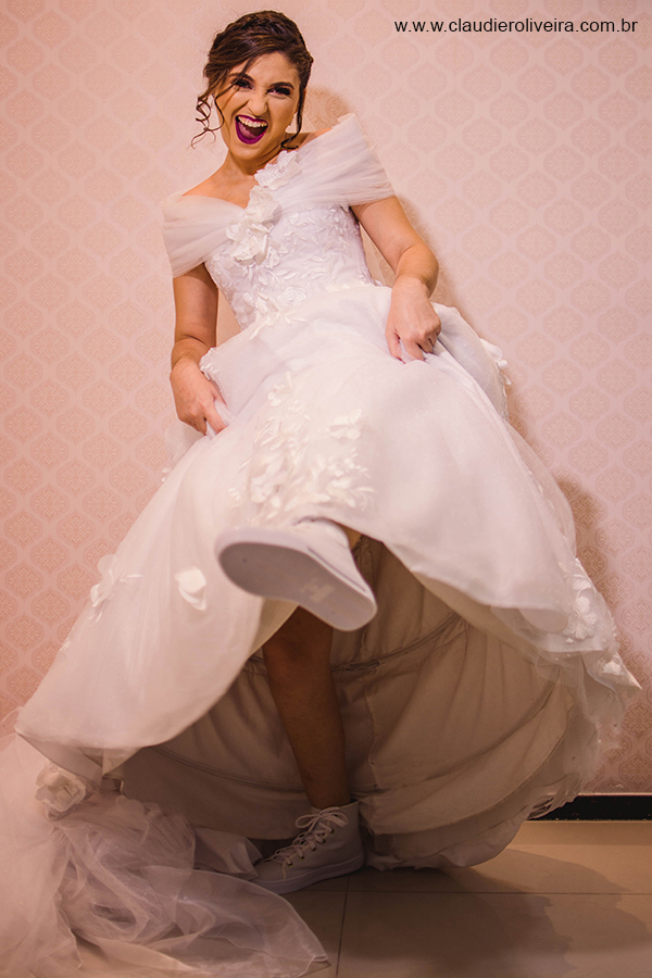 Noiva pronta para o casamento