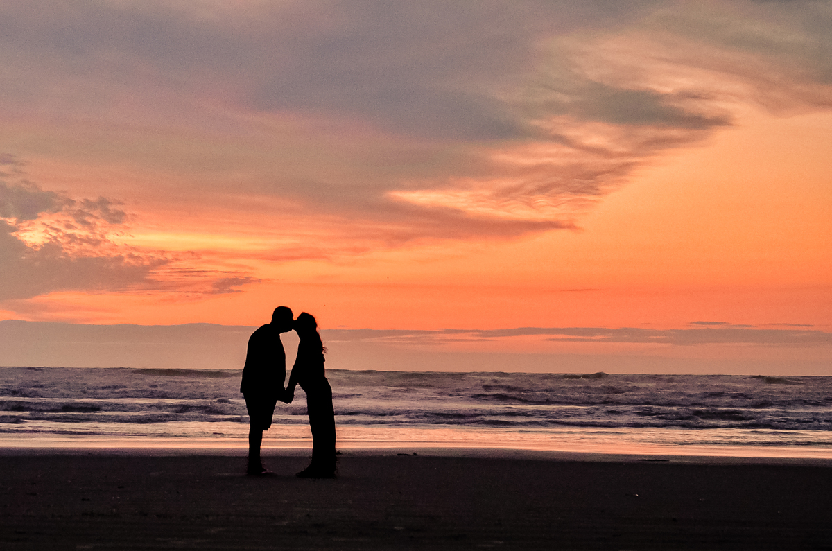 Ensaio gestante, nascer do sol