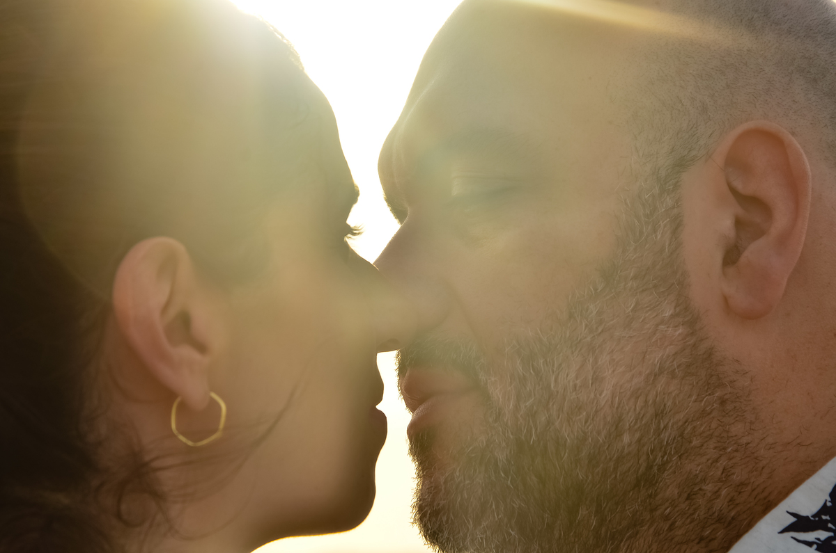 Ensaio gestante, nascer do sol