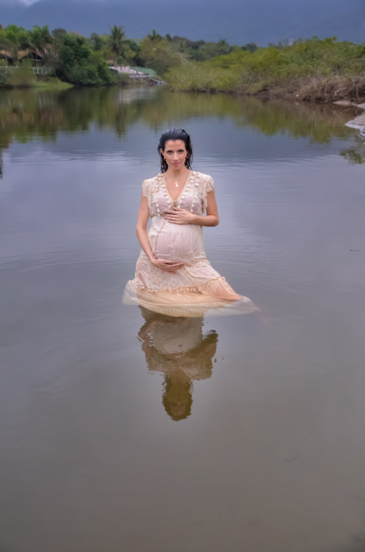 Ensaio gestante, rio