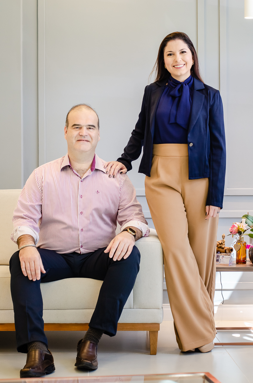 fotografia de ensaio corporativo dos CEOs da marca Clínica Fluir