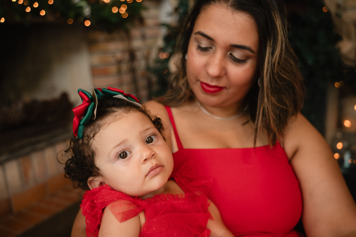 Ensaio de natal, natal 2024, ensaio de família, mãe com sua filha