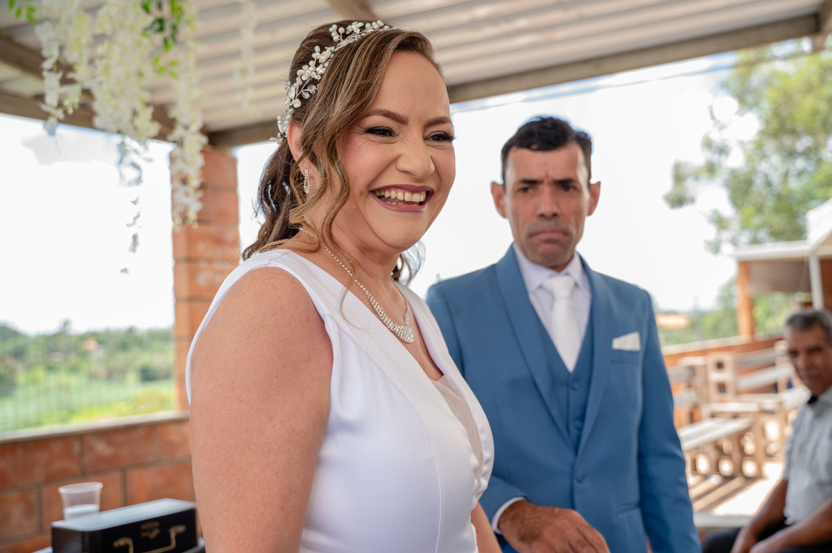 fotografia de casamento, cerimônia, felicidade dos noivos, preto e branco