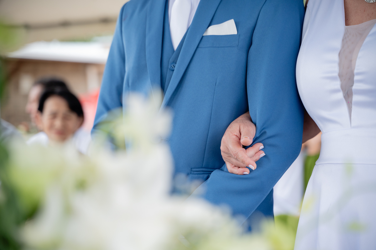 fotografia de casamento, cerimônia, felicidade dos noivos, preto e branco