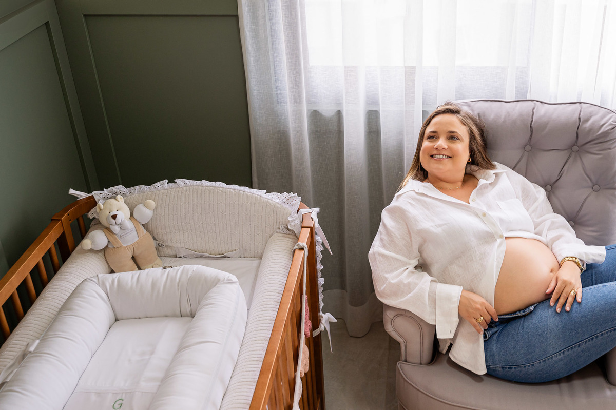 ensaio de gestante - lifestyle - gravidez, bebê, quarto de bebê