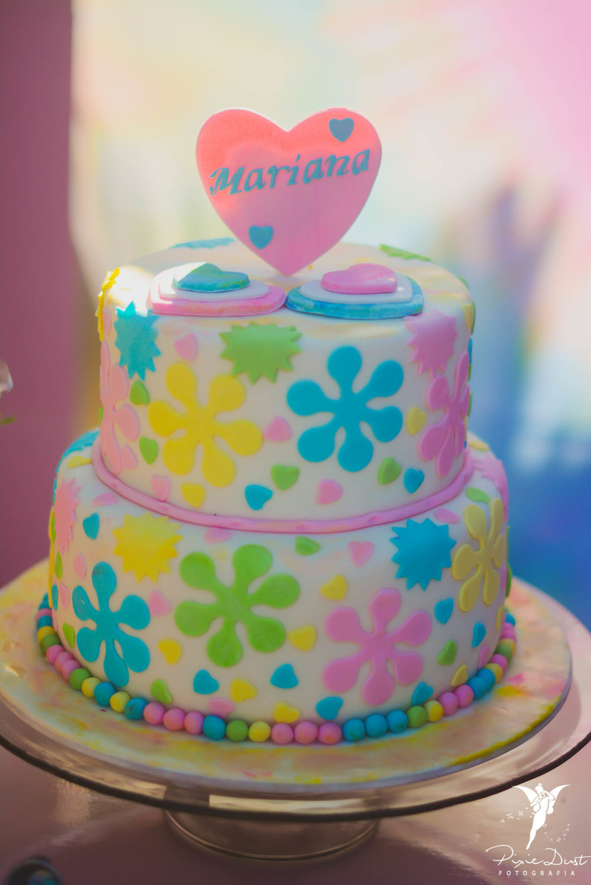 Festa Infantil em Casa Menina Tie Dye Day Novo Leblon Barra da Tijuca 