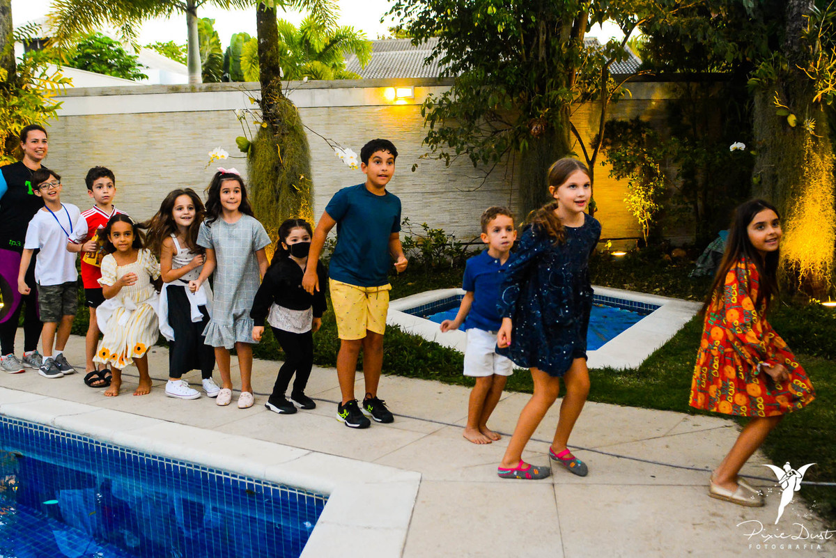 Festa Infantil em Casa Menina Tie Dye Day Novo Leblon Barra da Tijuca 