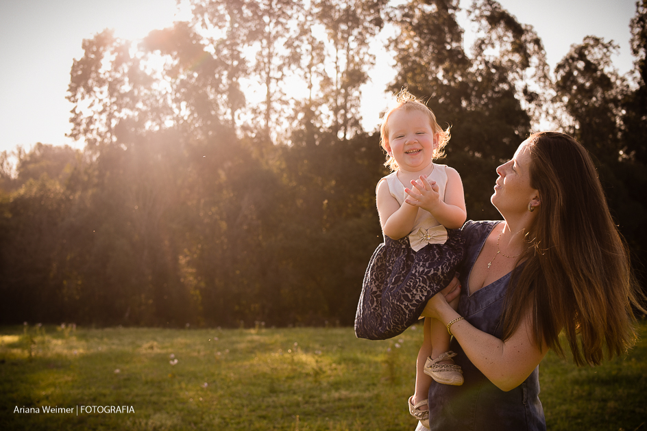 fotografia de mãe e filha