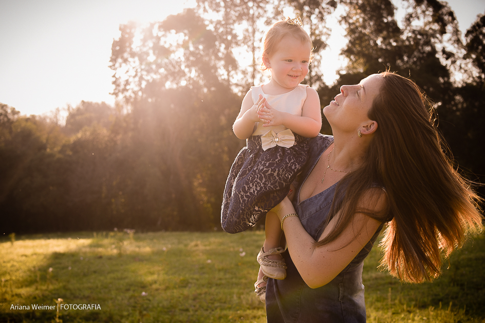 fotografia de mãe e filha